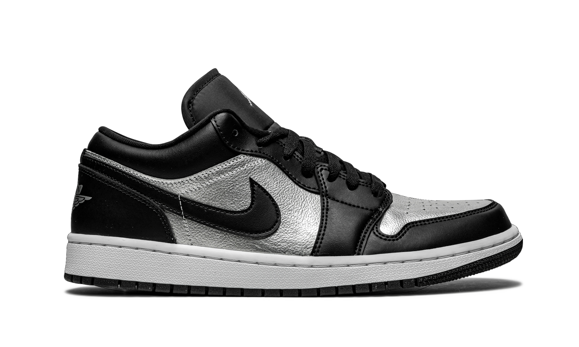 Air Jordan 1 Low Se Black Metallic Silver