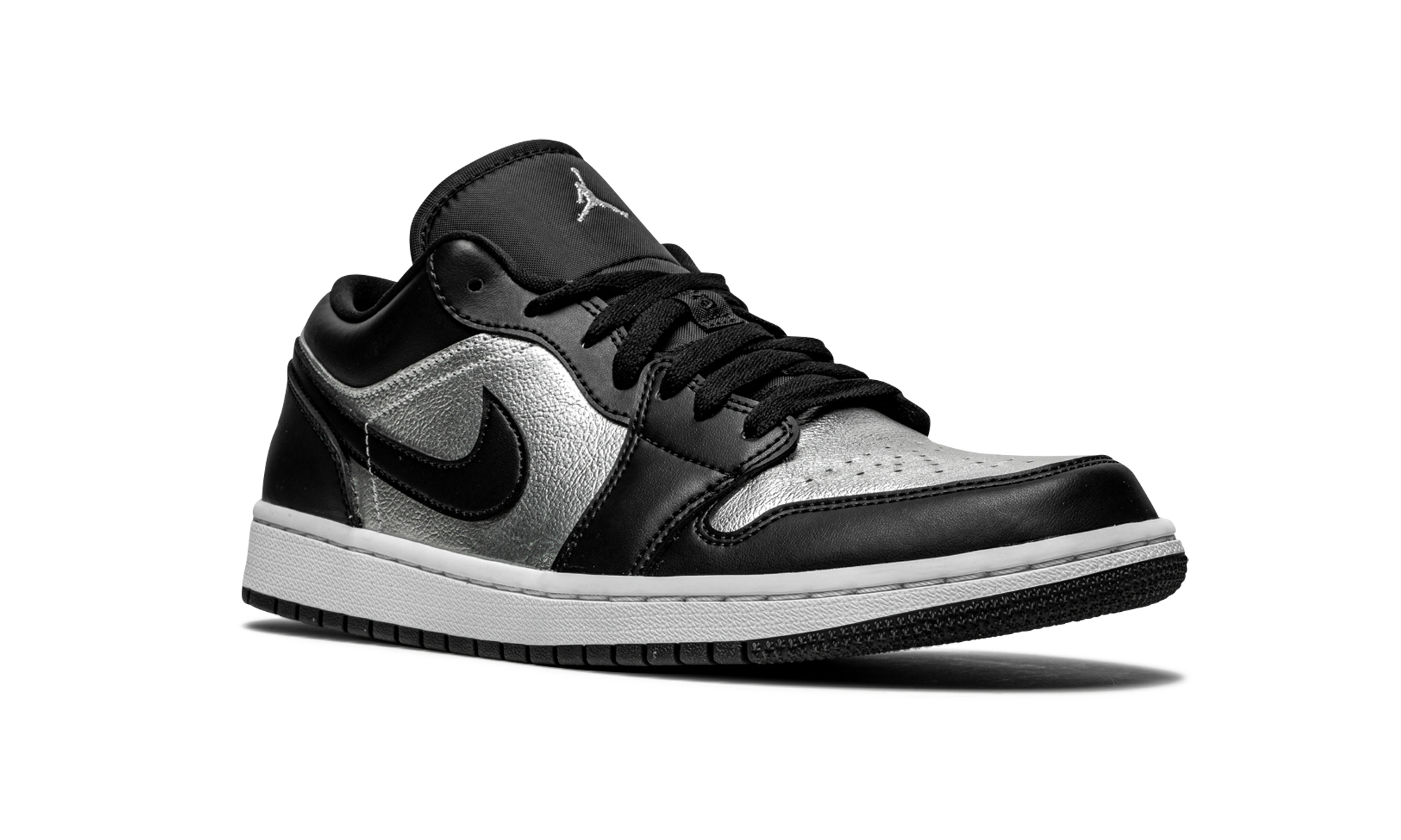 Air Jordan 1 Low Se Black Metallic Silver