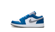 Air Jordan 1 Low True Blue Cement (GS) 1
