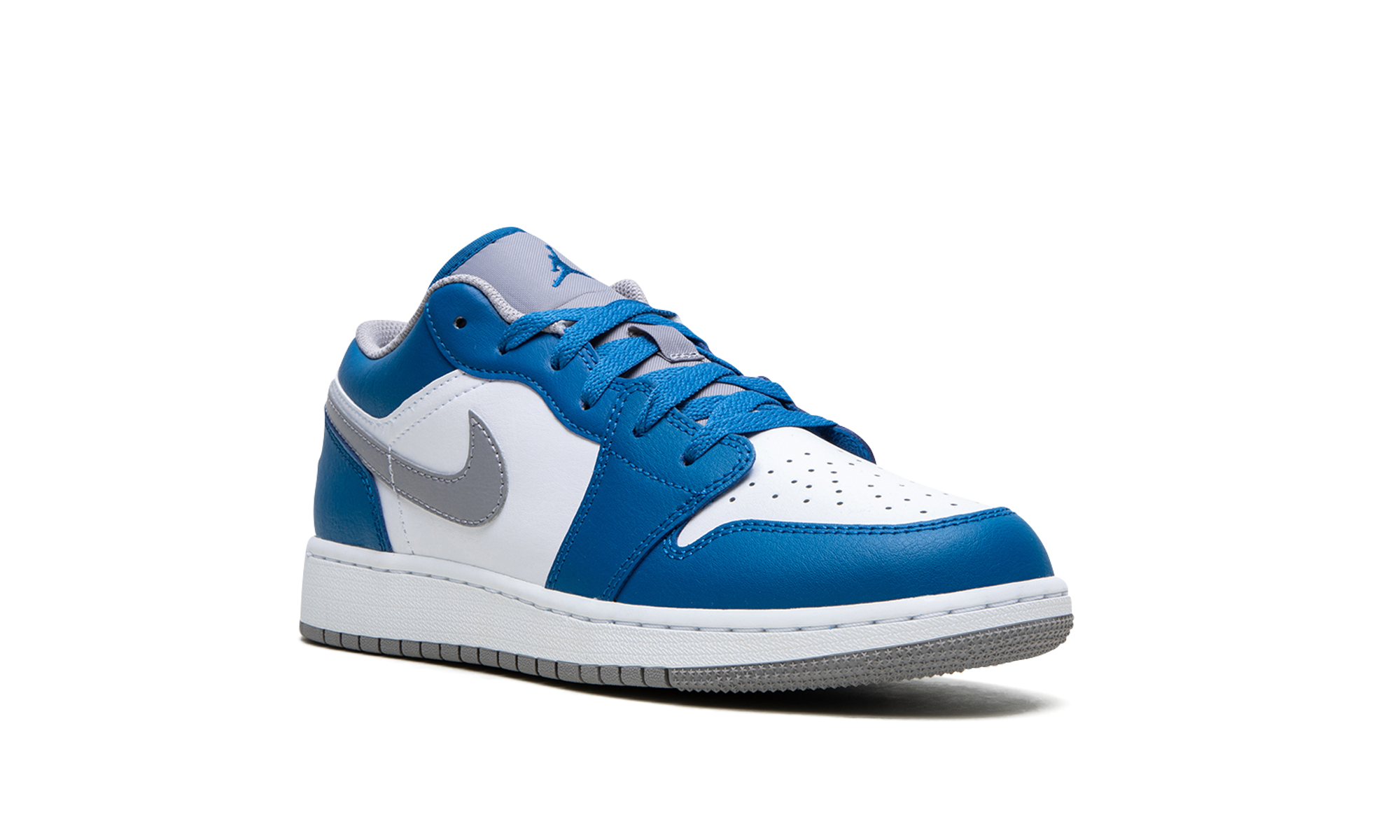 Air Jordan 1 Low True Blue Cement (GS) 2