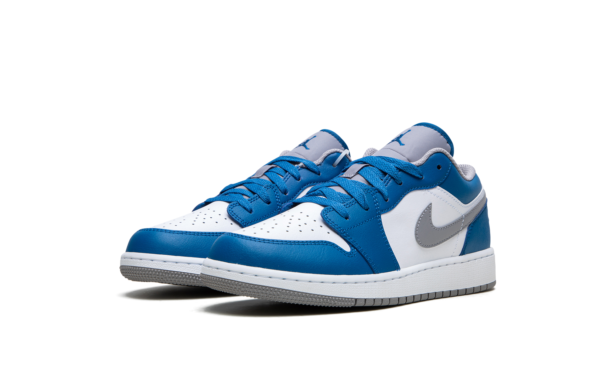 Air Jordan 1 Low True Blue Cement (GS) 3