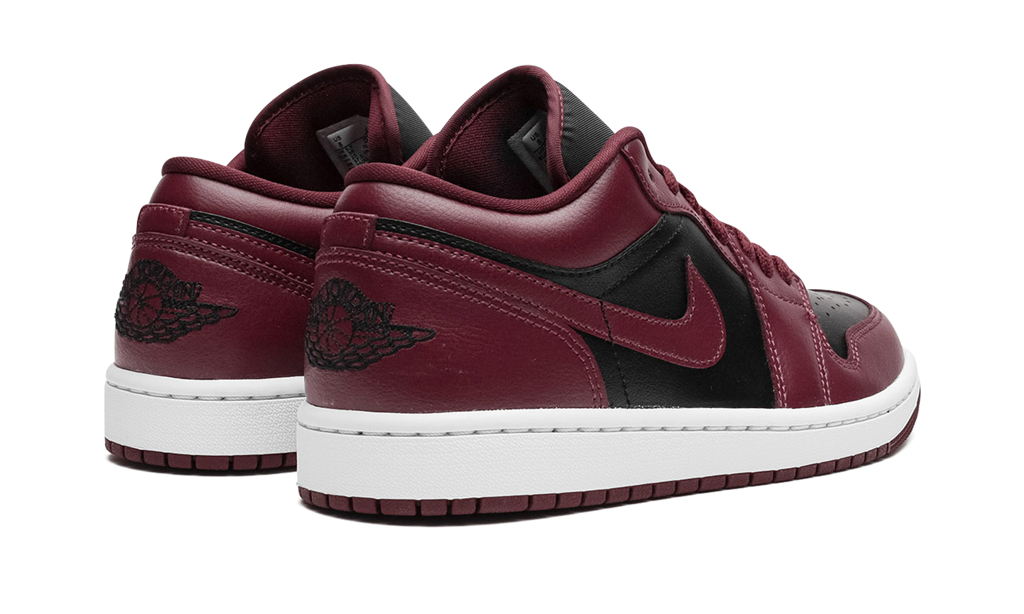 Air Jordan 1 Low WMNS Black Maroon 4