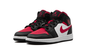 Air Jordan 1 Mid Alternate Bred Toe (GS) 3