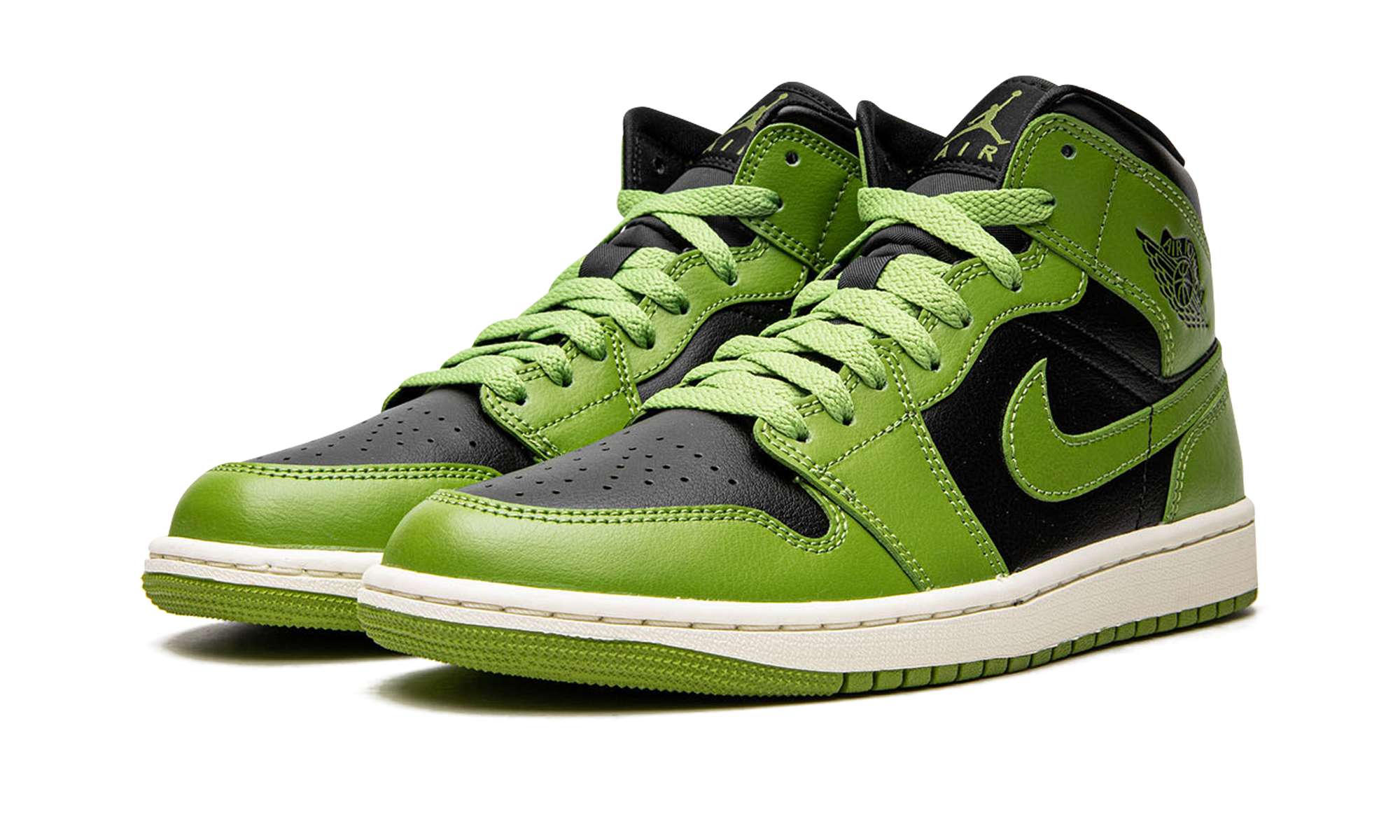 Air Jordan 1 Mid Altitude Green Heather 3