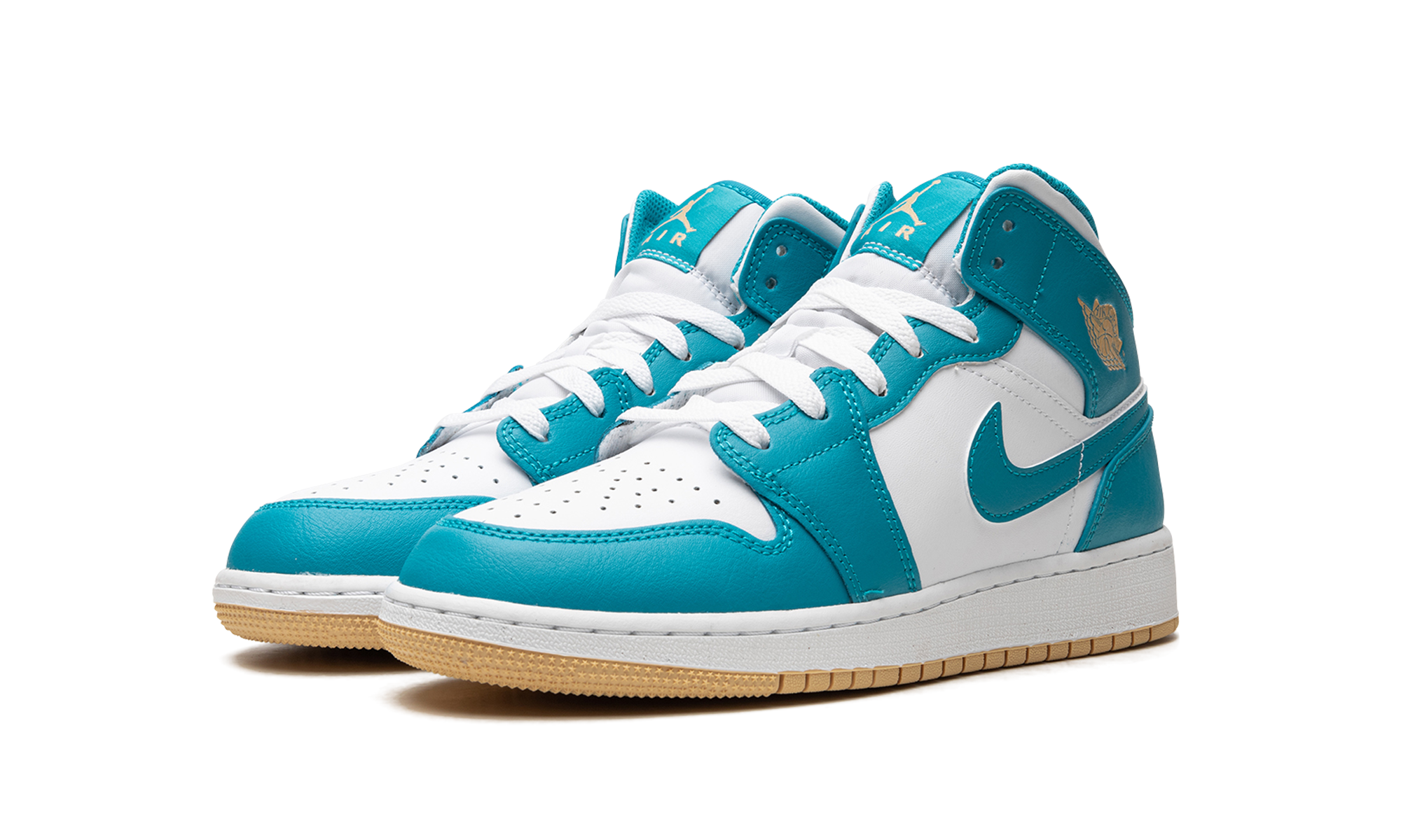 Air Jordan 1 Mid Aquatone (GS) 3