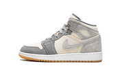 Air Jordan 1 Mid Beige Grey Suede (GS) 1