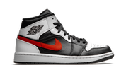 Air Jordan 1 Mid Black Chile Red White