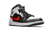 Air Jordan 1 Mid Black Chile Red White
