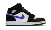 Air Jordan 1 Mid Black Racer Blue (GS) 7