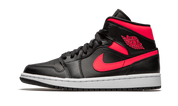 Air Jordan 1 Mid Black Siren Red