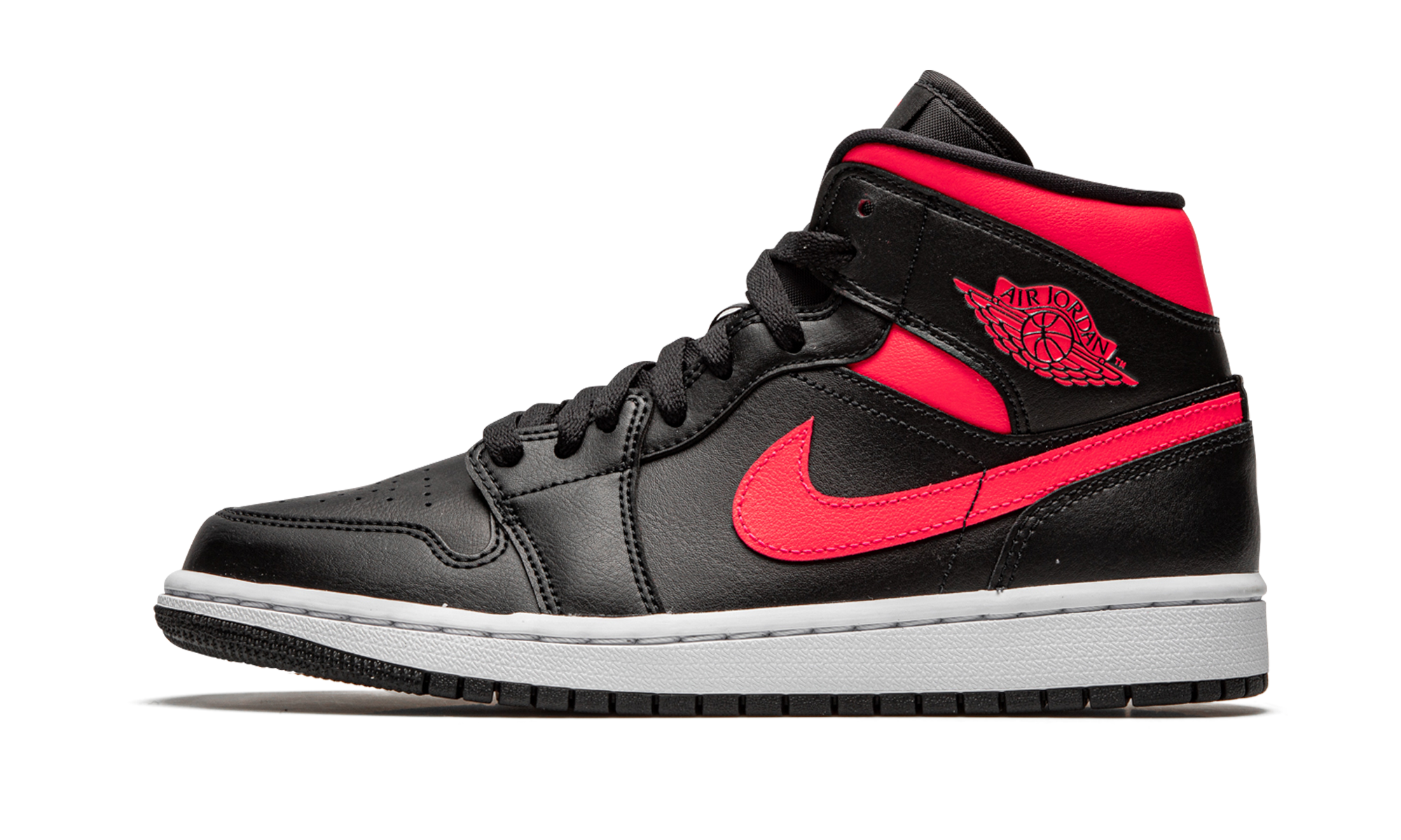 Air Jordan 1 Mid Black Siren Red