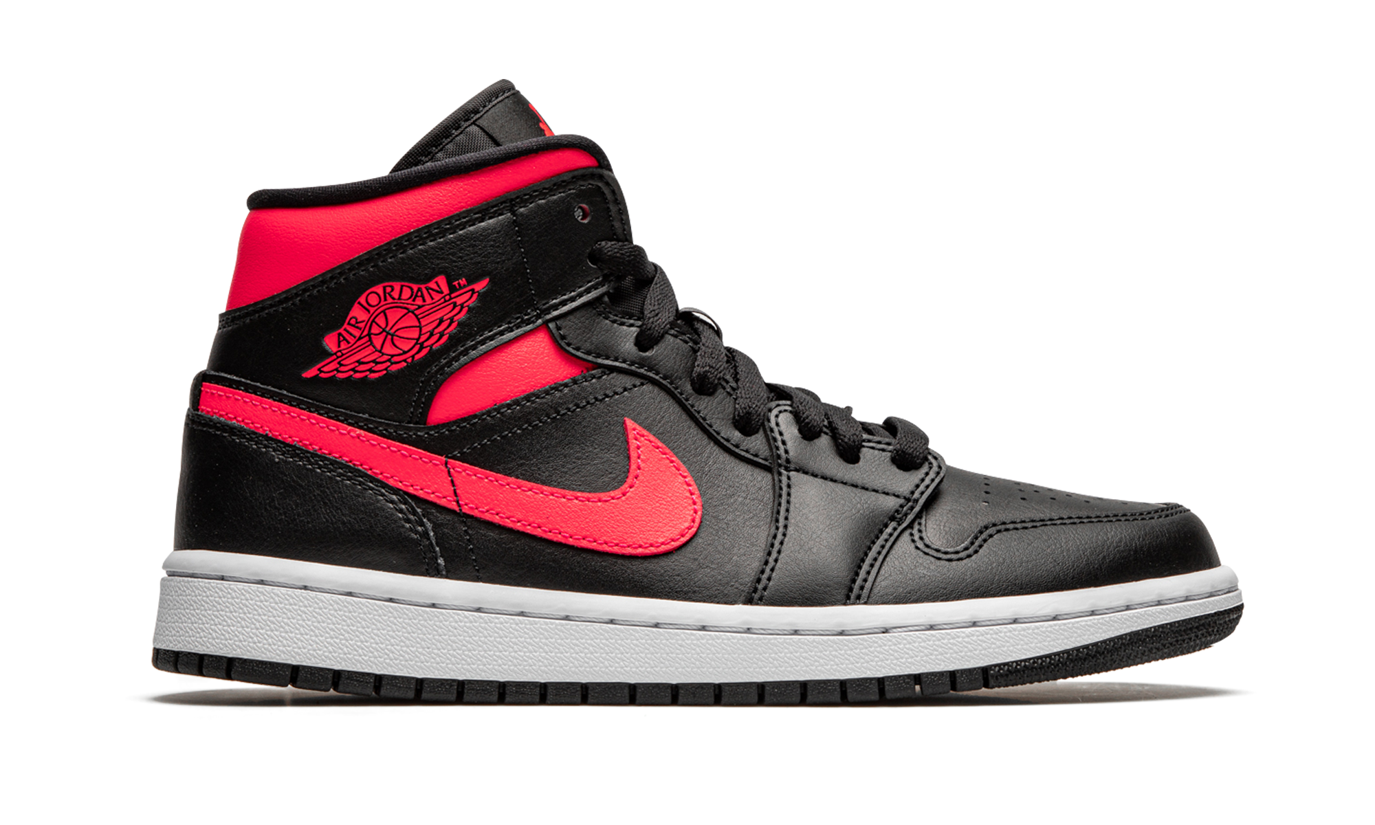 Air Jordan 1 Mid Black Siren Red