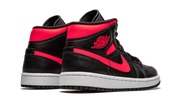 Air Jordan 1 Mid Black Siren Red