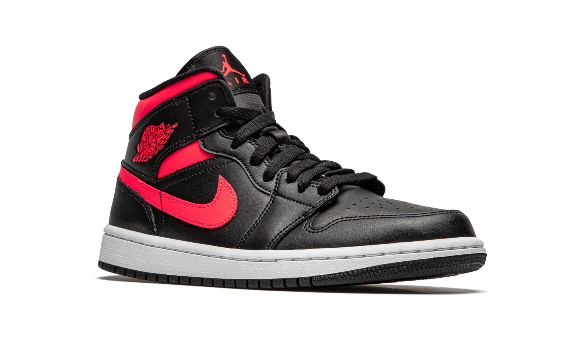 Air Jordan 1 Mid Black Siren Red