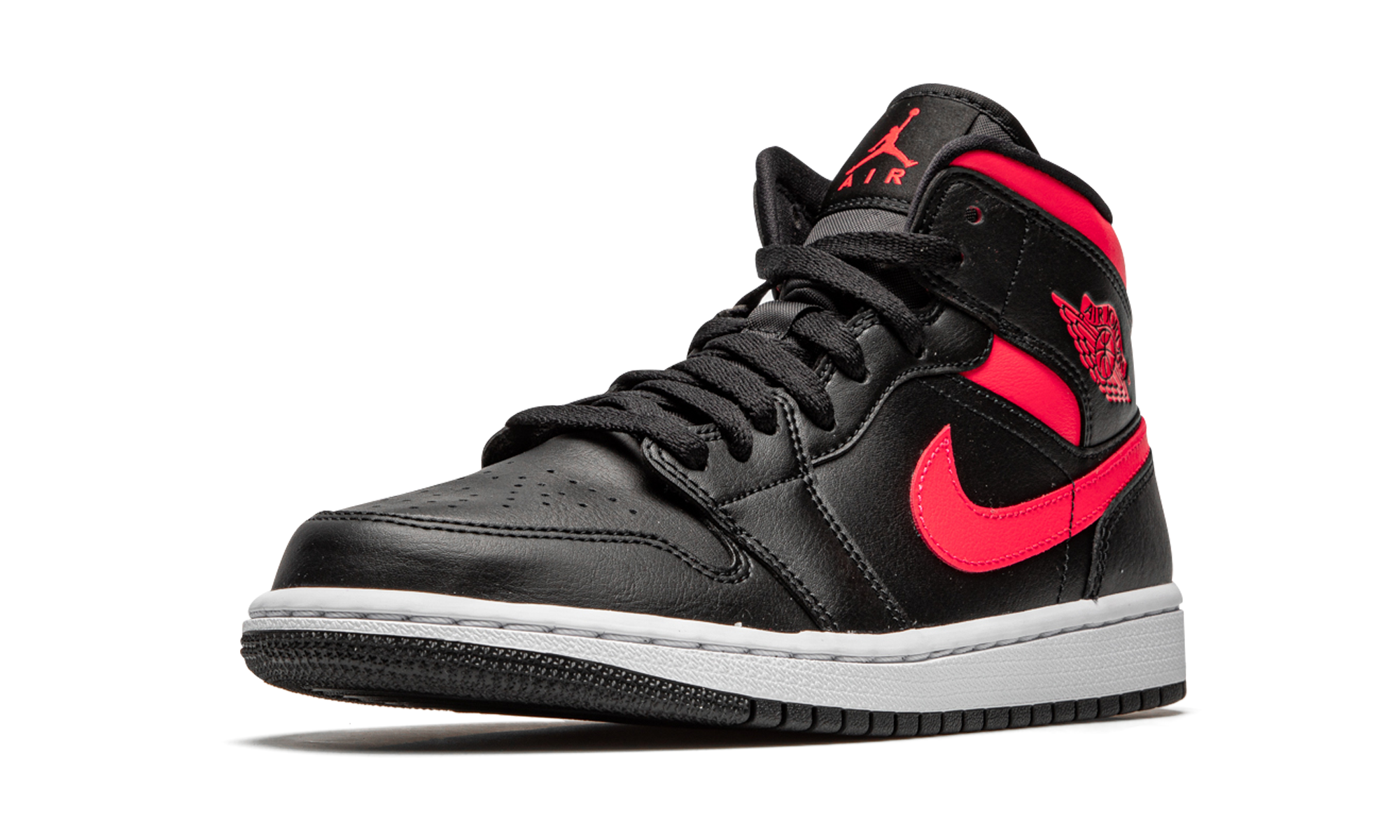 Air Jordan 1 Mid Black Siren Red