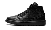 Air Jordan 1 Mid Black Snakeskin (W) 2