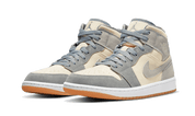 Air Jordan 1 Mid Coconut Milk Particle Gray