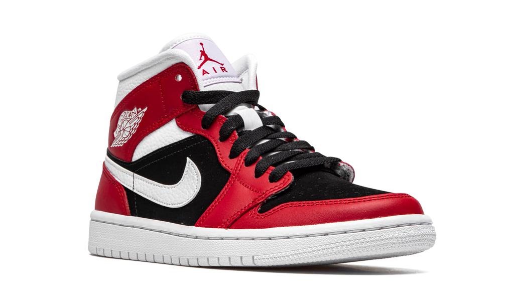 Air Jordan 1 Mid Gym Red Black (W) 8