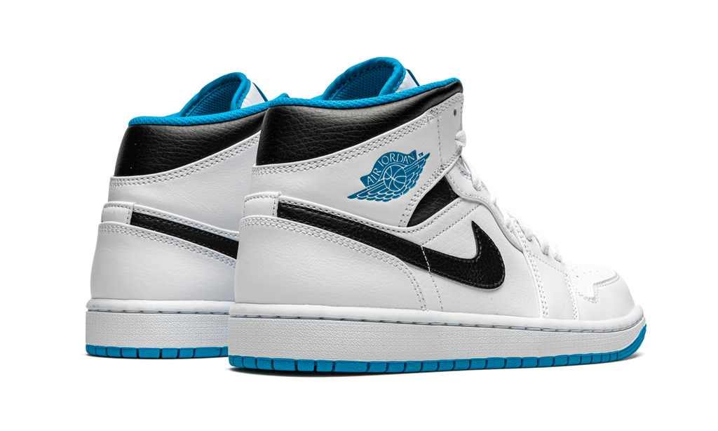 Air Jordan 1 Mid Laser Blue 4