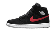 Air Jordan 1 Mid Multi-Color Swoosh Black 3