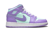 Air Jordan 1 Mid Purple Aqua