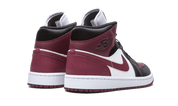 Air Jordan 1 Mid Se Black Dark Beetroot