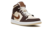 Air Jordan 1 Mid SE Brown Basalt Oatmeal (W) 8