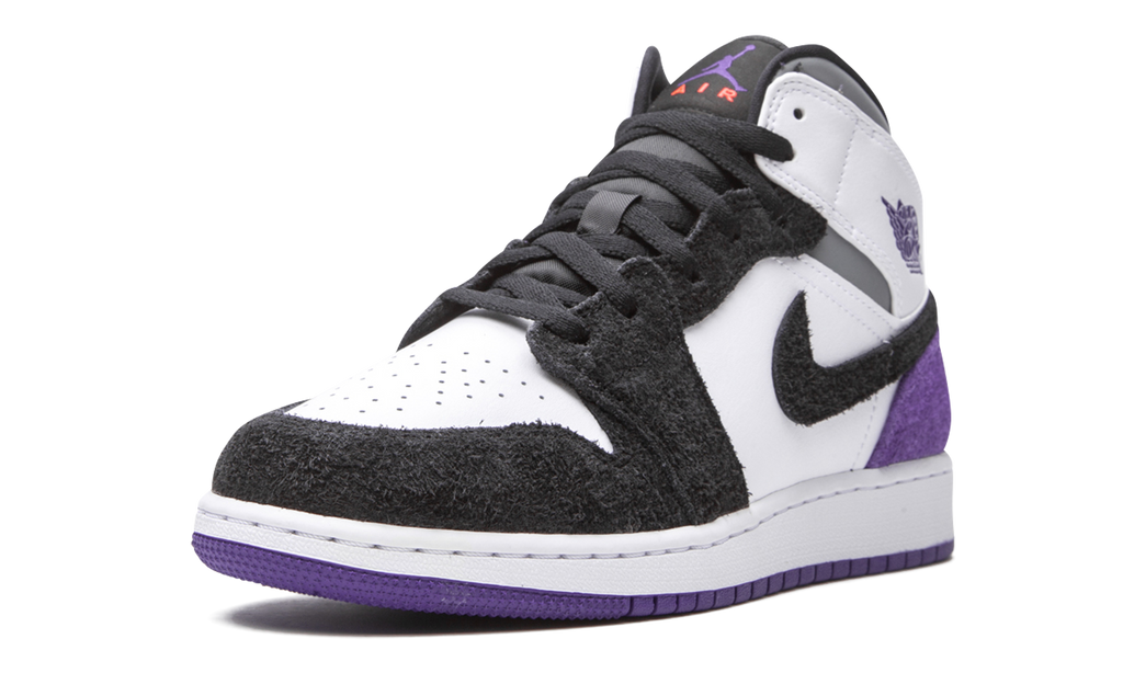 Air Jordan 1 Mid SE Purple (GS) 5