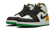 Air Jordan 1 Mid Se White Laser Orange Lucky Green