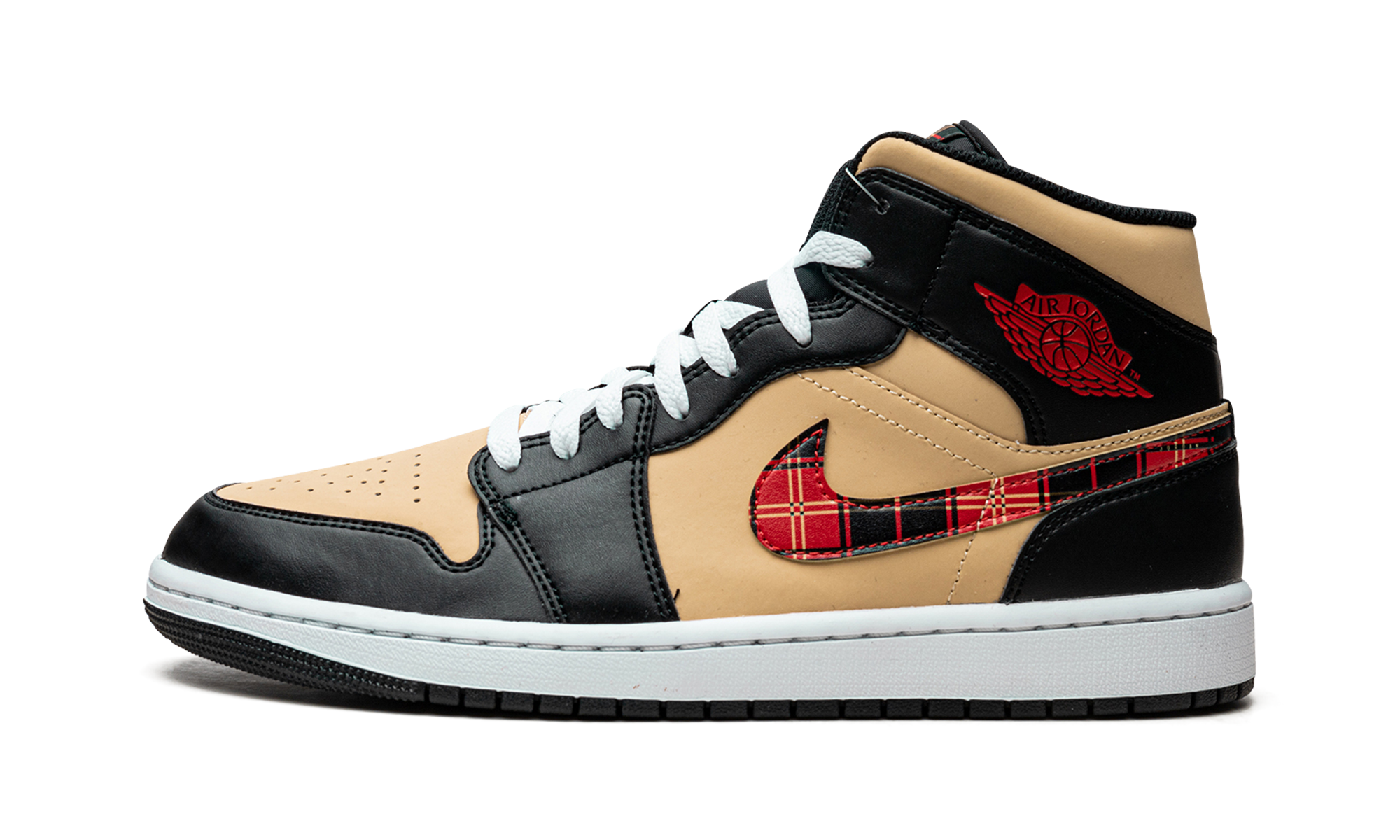 Air Jordan 1 Mid Tartan Swoosh 1