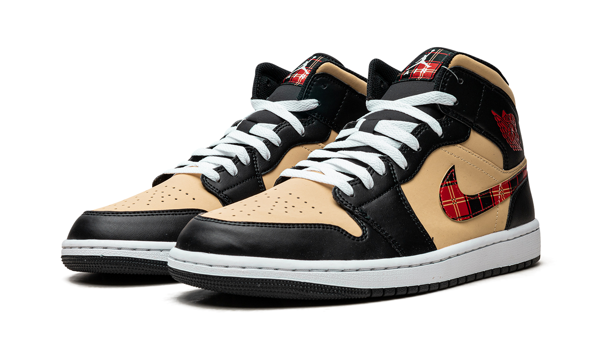 Air Jordan 1 Mid Tartan Swoosh 3