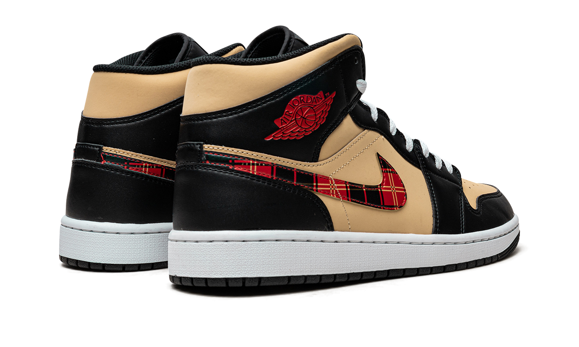 Air Jordan 1 Mid Tartan Swoosh 4