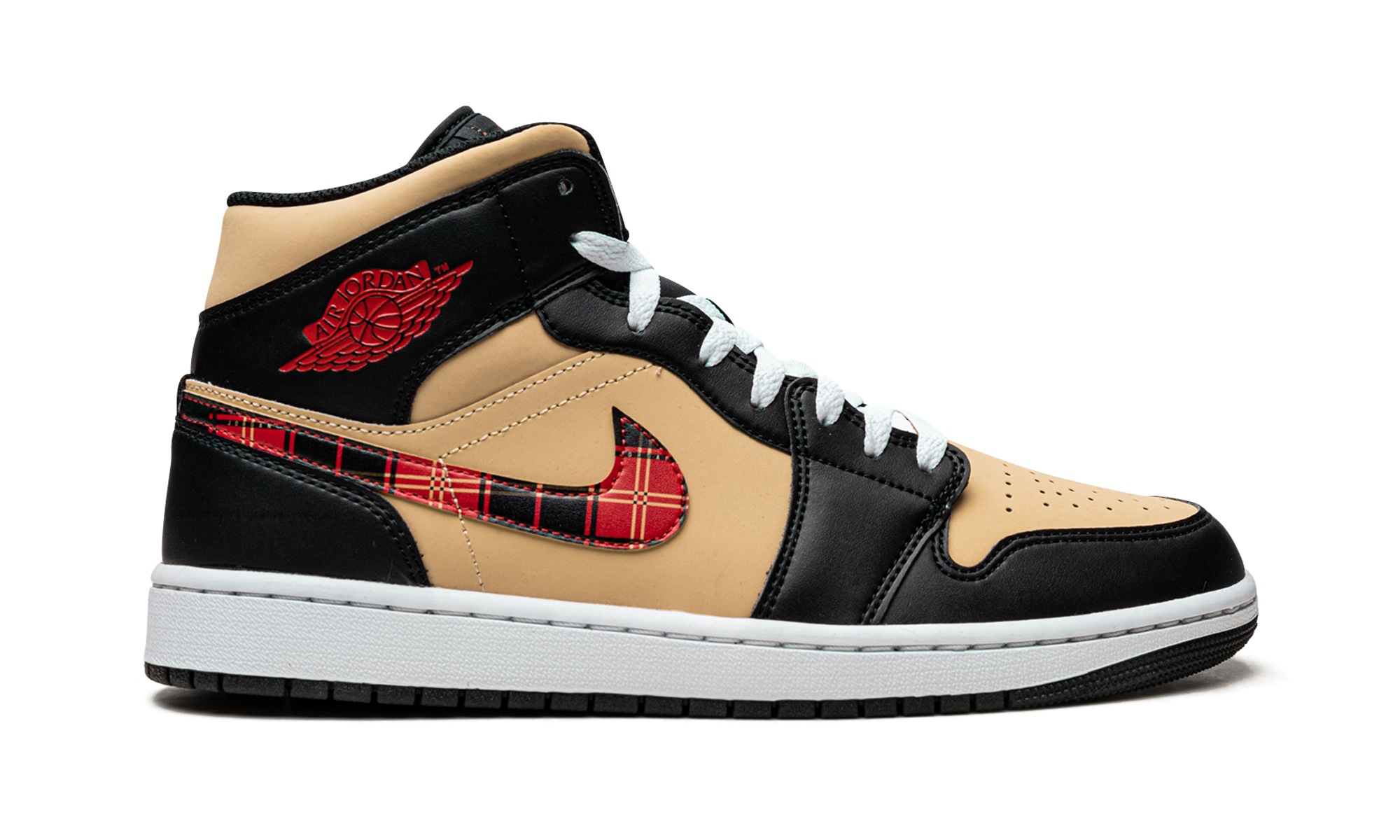 Air Jordan 1 Mid Tartan Swoosh 7