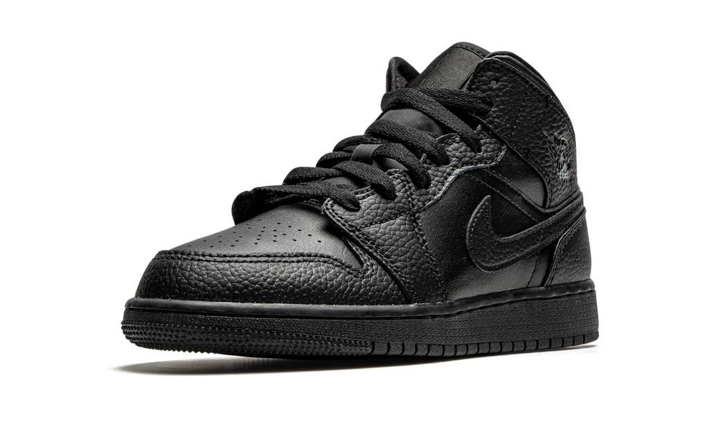Air Jordan 1 Mid Triple Black (GS) 5