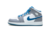 Air Jordan 1 Mid True Blue Cement (GS) 1