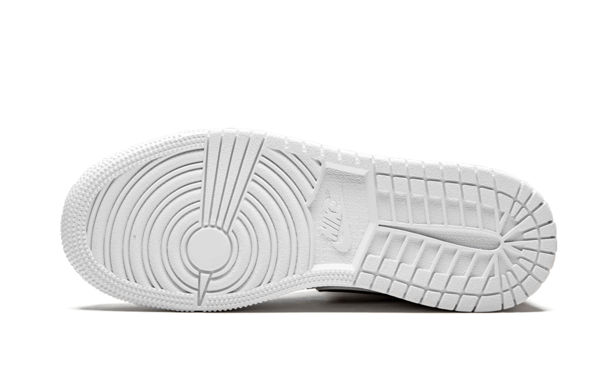 Air Jordan 1 Mid White Black Gym Red (GS) 2