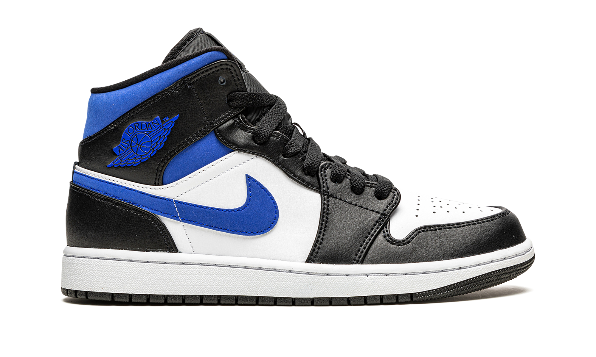 Air Jordan 1 Mid White Black Royal