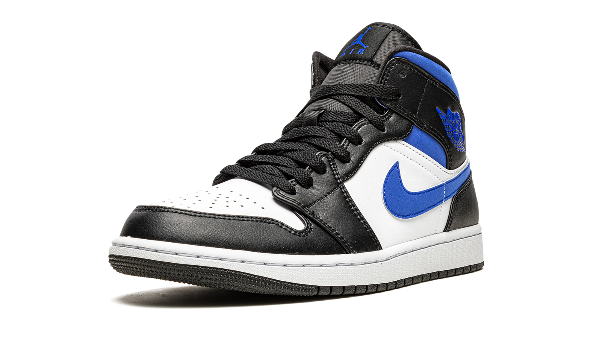 Air Jordan 1 Mid White Black Royal
