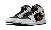 Air Jordan 1 Mid White Gold Black (GS) 3