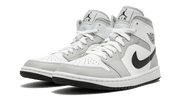 Air Jordan 1 Mid White Light Smoke Gray
