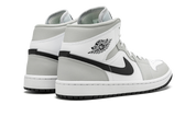 Air Jordan 1 Mid White Light Smoke Gray