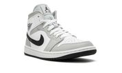 Air Jordan 1 Mid White Light Smoke Gray