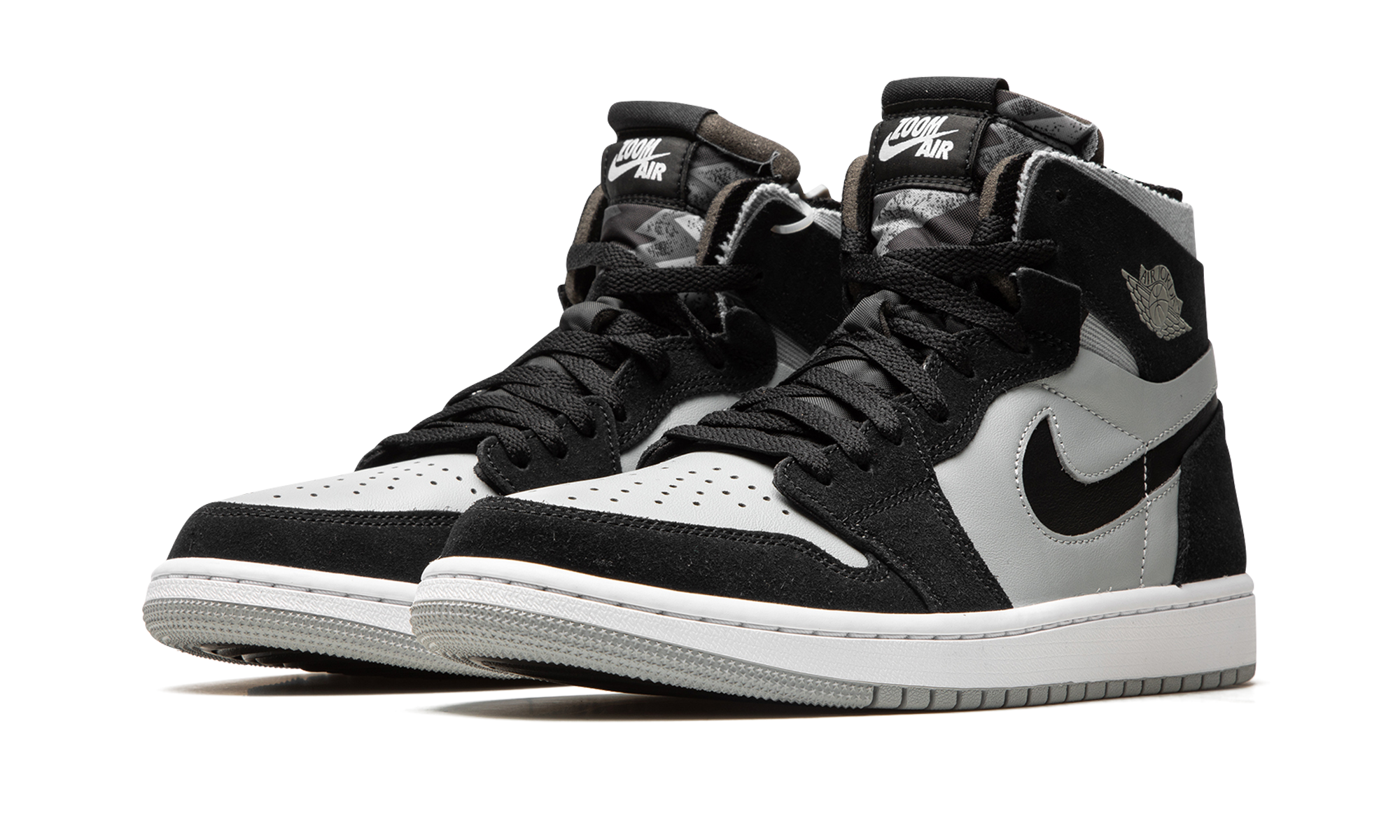 Air Jordan 1 Zoom Cmft Black Light Smoke Gray