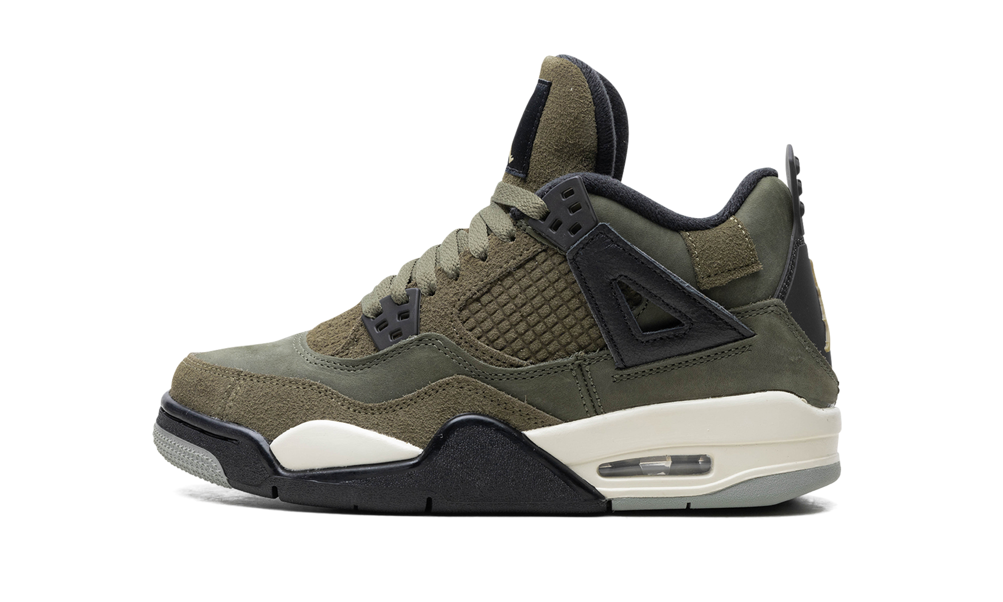Air Jordan 4 Retro GS Medium Olive 1