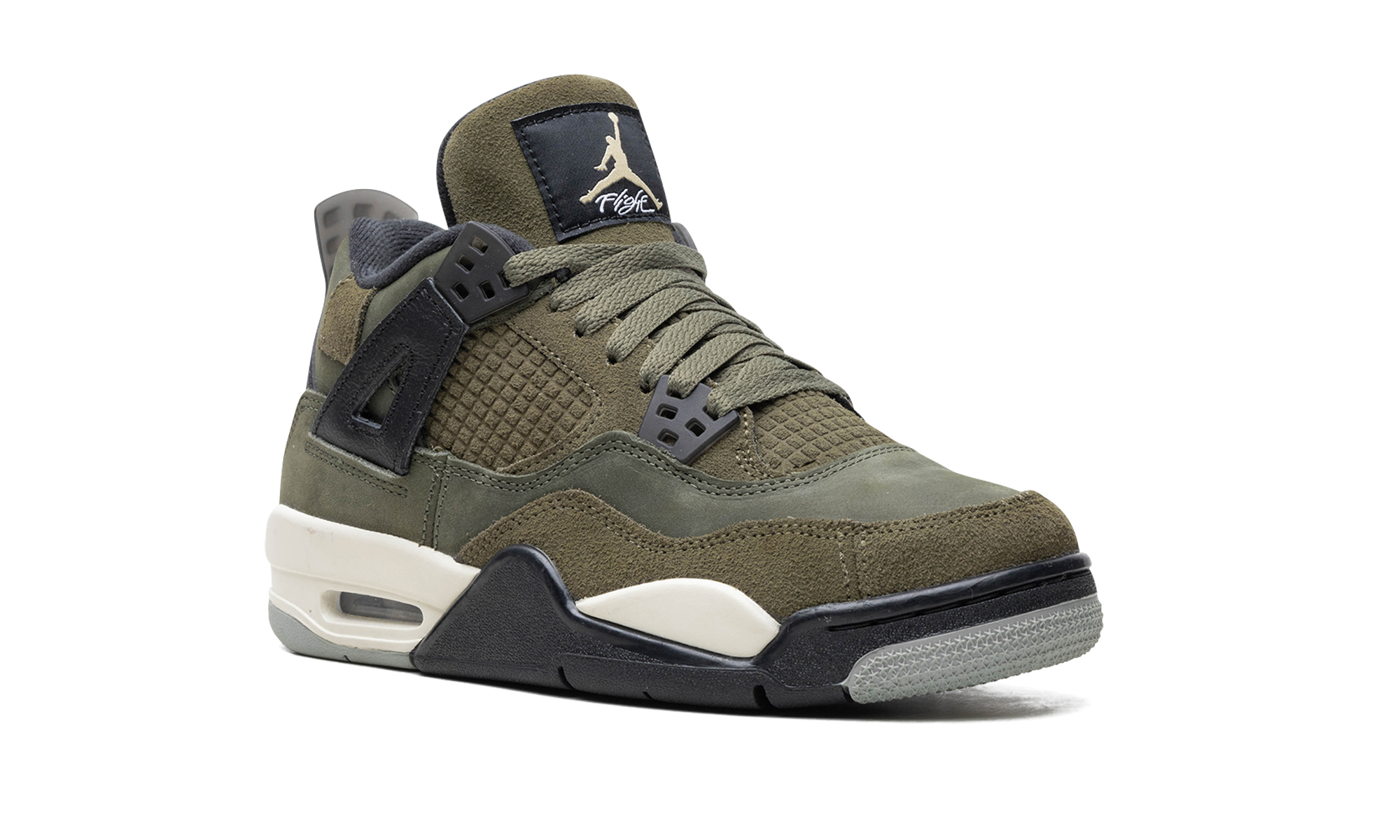 Air Jordan 4 Retro GS Medium Olive 2