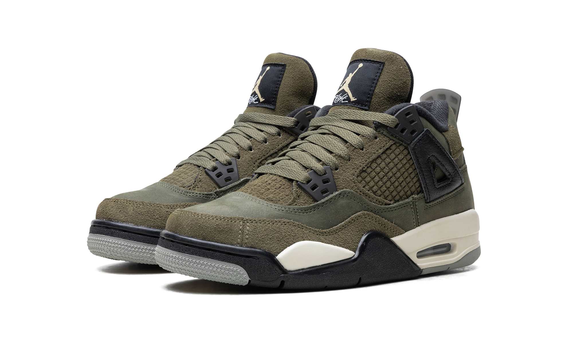 Air Jordan 4 Retro GS Medium Olive 3