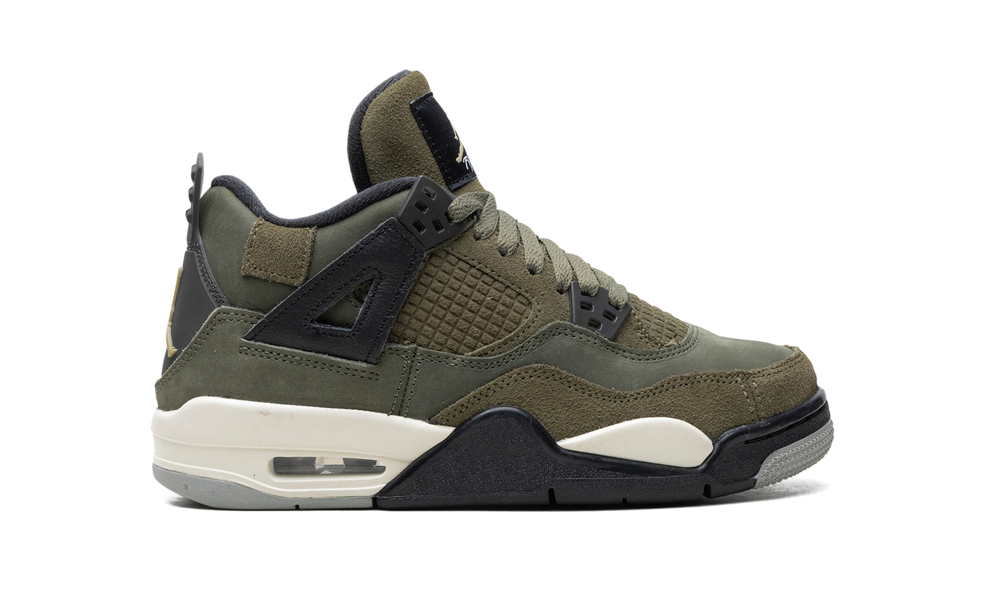 Air Jordan 4 Retro GS Medium Olive 7