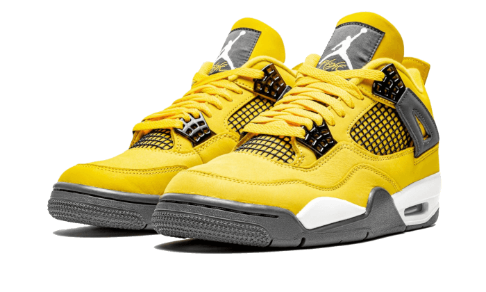 Air Jordan 4 Retro Round Yellow (Lightning) 2