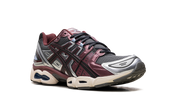 ASICS Gel-Nimbus 9 Truffle Grey Dark Cherry 2