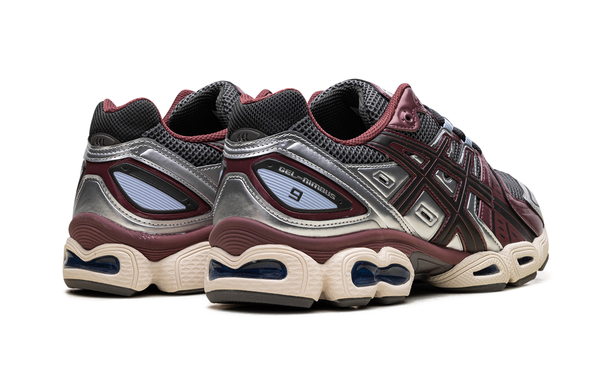 ASICS Gel-Nimbus 9 Truffle Grey Dark Cherry 4